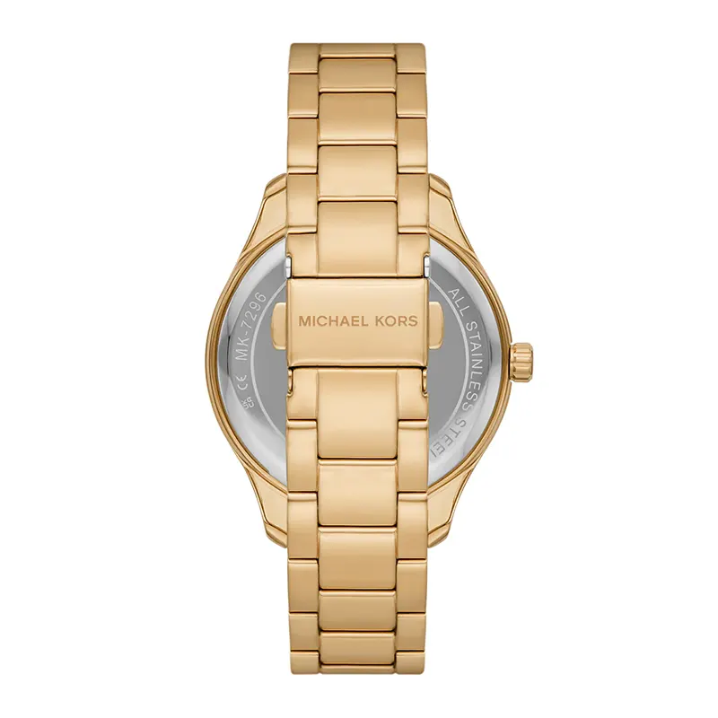 Michael Kors Layton Gold-Tone Quartz Ladies Watch- MK7296